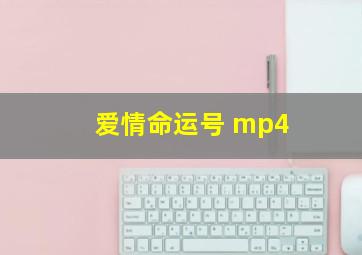 爱情命运号 mp4